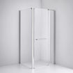Slika TUŠ KABINA MB TAILOR 145x70 CM SILVER/PROZIRNO 8 MM OKRETNA VRATA